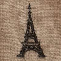 Eiffel Tower (Dark) (2.5x4.6cm)
